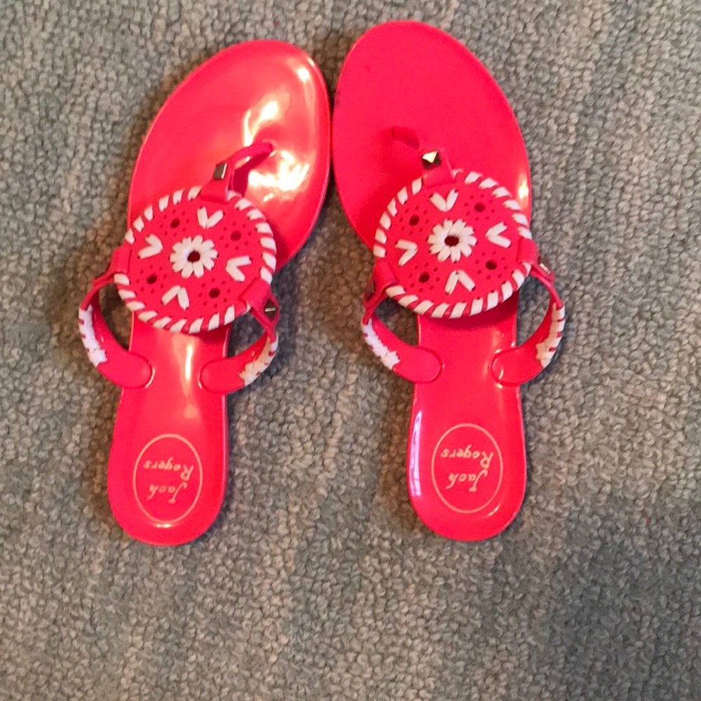 Jack Rogers Girls Georgica Jelly Thong Sandal